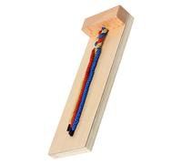 PAMINGONO Educational Wooden Braid Hair Toy for Kids Braiding Practice Tool Teaching Children How to Braid Early Learning Kit for Boys and Girls Hair Care