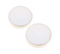 PAMINGONO Empty Cushion Foundation Container Compact Portable Makeup Powder Puff Case 2pcs with Puff and Mirror Plastic and Pu Material, Prevents Shaking, for Skincare Routines and Makeup