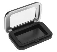 PAMINGONO Empty Magnetic Makeup Palette for Eyeshadow Blush Diy, Portable Small Plastic Mixing Tray with Lid, Travel Cosmetic Organizer for Women and Makeup Artists