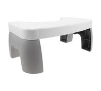 PAMINGONO Ergonomic Toilet Stool for Adults and Thickened Non-Slip Bathroom Footstool with Robust PP Material Promotes Natural Squatting Posture for Comfortable Restroom Use and Compact