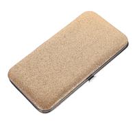 PAMINGONO Eyelash Tweezer Case Tweezer Storage Portable Empty Magnetic Closure for Lash Extensions Tools Organizer Travel Cosmetic Bag for Beauty Professionals on The Go