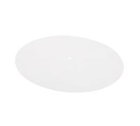 PAMINGONO Felt Turntable Slipmat Anti-static Anti-slip Vinyl Record Pad White Record Player Mat for Vinyl Turntables Reducing Noise and Static