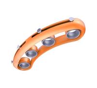 PAMINGONO Finger Expander Trainer for Beginners with Abs and Silica Gel Material, Finger Stretching and Span Increase Tool, for Playing Saxophone and Bass, Orange Musical Instrument