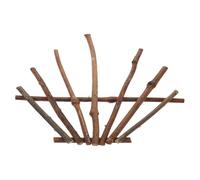 PAMINGONO Finger Shape Rattan Frame Decoration, Natural Wood Twig Branch Photo Prop, 30X25Cm Rustic Handicraft Accessory for Kindergarten Party and Home Table Décor