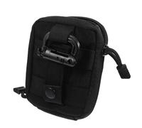 PAMINGONO First Aid Bag Empty Medicine Pouch Black 1000d Nylon Fabric for Nurse Work