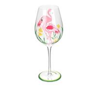 PAMINGONO Flamingo Flutes Set of 4 Flamingo Cocktail Glasses Elegant Footed Wine Glasses for Special Occasions