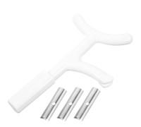 PAMINGONO Fletching Remover Tool Scraper for Arrow Stripping Tough Unbreakable Plastic Handle Metal Balance for Arrow Flight Path Archery Lovers Hunting Use