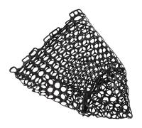 PAMINGONO Flexible Black Silicone Fishing Net Replacement Bag Foldable Mesh Fish Net for Large Catch Sturdy Fishing Netting Accessory Suitable for