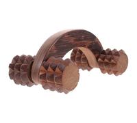 PAMINGONO Four-Wheel Massage Roller Tool for Back and Neck Pain Relief, Portable Muscle Massager Stick for Shoulders, Calves, and Legs, Handheld Body Massage Roller for Home Use