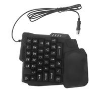 PAMINGONO Gaming Keyboard Backlit Mechanical Feel Wired Keypad for Home Dorm E-sport Play with Material and Accurate Touch Easy to Install and Use