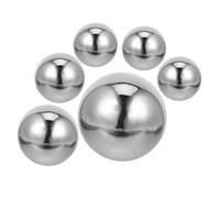 PAMINGONO Garden Sphere Mirror Polished Silver Stainless Steel 6pcs