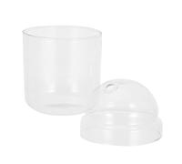 PAMINGONO Glass Terrarium Container Jar for Plants with Ventilation Air Hole and Moisture Maintenance, Glass Ecological Tank for Moss and Cactus, for Garden Décor and Desktop Display, Modern