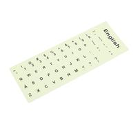 PAMINGONO Glow-in-the-Dark English Keyboard Stickers for Laptop and Desktop, Night Luminous Computer Keyboard Decals, Sturdy Vinyl Computer Accessory for Typing in Low Light