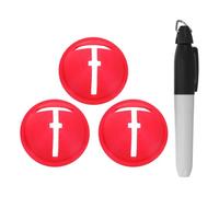 PAMINGONO Golf Ball Line Marker 4pcs - Golf Practice Markers and Golf Ball Marking Tool for Quick Application - Portable ABS Stencil for Beginners and Seasoned Players