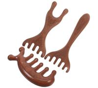 PAMINGONO Gua Sha Massage Tool and Body Relaxation for Meridian Therapy Wooden 3pcs Natural Material with Ergonomic and Stress Relief