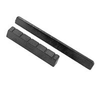 PAMINGONO Guitar Improving Black Saddle Nut Classical for Plastic Kit and Enhancing Sound Playability Replacement Bridge Saddle and Nut Accessory