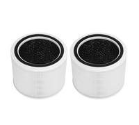 PAMINGONO H13 Hepa Replacement Air Purifier Filter 2pcs Compatible with Levoit Core 200s, Activated Carbon Filter Cartridge for Indoor Air Cleaning in Homes and Offices