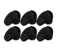 PAMINGONO Hair Coloring Waterproof Silicone Ear Covers 6 Pairs Ear Protectors Chemical Shield for Salon and Home Hair Treatments