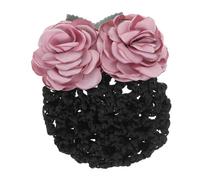 PAMINGONO Hair Net for Women Hair Clip and Net Floral Design for Dance Buns and Ballet Hairstyles for Festivals
