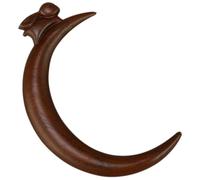 PAMINGONO Hair Styling Tool Lightweight with Charm Moon Shaped Wooden Hair Fork Traditional Chinese Style Hairpin for Women Fit for Occasions and Outfits