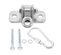 PAMINGONO Heavy Duty Galvanized Iron Swing Hooks Coated Bearing Ceiling Mount Brackets for Porch Indoor Outdoor Hammock Chairs Playground Swing Accessories DIY Adjustable Installation