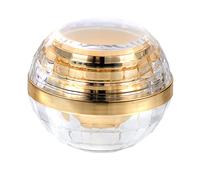PAMINGONO High-Grade Empty Face Cream Container Jar 50ml Portable Cosmetic Storage Screw Lid for Skincare and Makeup