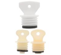 PAMINGONO Hot Water Bag Stoppers 3pcs Leakproof Replacement Plugs with Thread Design for Portable Hot Water Bottles