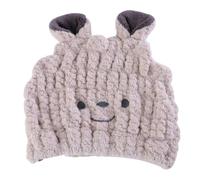 PAMINGONO Infant Hair Drying Hat Baby Bathing Cap Super Absorbent Quick Dry Smile Face Baby Shower Hat for Boys and Girls Bath Time