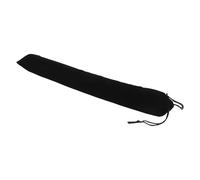 PAMINGONO Large Black Drawstring Electronic Wind Instrument Storage Bag 14x75cm Thickened Velvet Pouch for Soprano Recorder Clarinet Flute Dustproof Carrying Organizer Suitable for Music