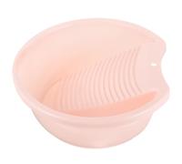 PAMINGONO Lightweight Simple for and Hand Washboard Washing Or Wash Basin with Design Easy to Store Mini Tub Clothes, Home Or Dormitory Use