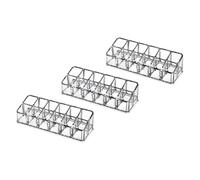 PAMINGONO Lipstick Storage Box with 6 Slots Acrylic Cosmetic Organizer for Desktop and Dressing Table, Suitable for Lipsticks and Mini Accessories