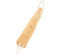 PAMINGONO Loofah Exfoliating Bath Sponge with Ergonomic Design Body Scrubber Natural Beige and Comfortable Grip for Deep Cleansing and Smooth Skin in Shower