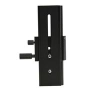 PAMINGONO Macro Focusing DSLR Camera Rail Rod Support Bracket Black Stand for Stable Close-up Photography Screw Compatible with Gimbals and Tripods