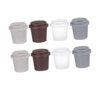 PAMINGONO Makeup Beauty Box Set of 8 Powder Puff Container Innovative Storage Keep Your Sponges Dry and Clean Anywhere