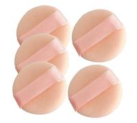 PAMINGONO Makeup Powder Set of 5 Decorative Comfortable Flocking Perfect for Foundation Blush and Highlighter