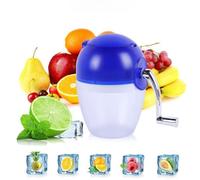 PAMINGONO Manual for Making Slushie and Cold Drinks Ice Crusher Shaved Ice Maker Portable Hand Crank Random Color Suitable for Home Use