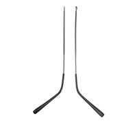 PAMINGONO Metal Eyeglass Arm Leg Replacement Stainless Steel Single Tooth Temples Glasses Frame Parts for Eyewear Repair with Streamlined Comfortable Fit