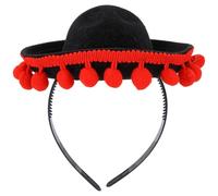 PAMINGONO Mexico Hair Bands Carnival Hair Bands Mini Hat Headband Lightweight Eye-catching Fabric Stylish Cool Creative Adorable Interesting Party Costume Gift for Your Friend and Family