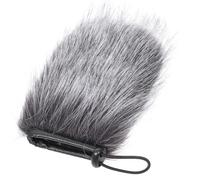 PAMINGONO Microphone Furry Wind Cover with Rubber Ring Windshield Windscreen Muff for Outdoor Film Tv Streaming Noise Reduction and Clear Recording