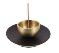 PAMINGONO Mini Brass Singing Bowl Set for Meditation and Yoga with Mallet and Cushion - Handmade Metal Sound Bowl for Mindfulness, Prayer, and Sound Therapy at Home Or Travel