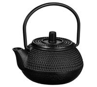 PAMINGONO Mini Cast Iron Teapot Elegant Tea Kettle for Stovetop Small Teapot Kettle Tabletop Ornament and Home Office Display