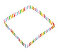 PAMINGONO Mini Wooden Fence Wooden Picket Fence for Miniature Scenes Easy Installation Versatile Use Natural Wood Material for Small Decorative Projects