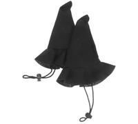 PAMINGONO Miniature Witch Hat for Dolls and Pets, Soft Nonwoven Material, 2Pcs Seasonal Halloween Party Decor for Spooky Festive Displays