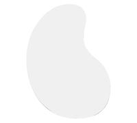 PAMINGONO Mirror Pond Landscaping Accessory for Christmas Village, Curved Ice Skating Rink Mirror Board, Desktop Holiday Village Lake Reflection Panel,