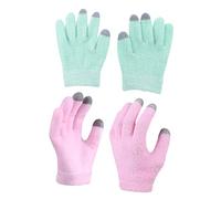 PAMINGONO Moisturizing Touchscreen Gloves 2-Pair Set Essential Oil Hand Care Mittens Exfoliating Gel Gloves for Women and Men