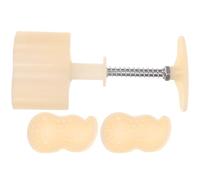 PAMINGONO Moon Cake Baking Mold Set with Chinese Style Pattern Peanut Shaped Hand Press Pastry Stamp Convenient to Clean and Demould for Baking