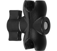 PAMINGONO Motorcycle Camera Extension Arm Ball Head Adapter Connecting Rod Mount Black Aluminum Alloy and Plastic High Performance Steady Shots Outdoor Sports with Extended Aluminum Alloy