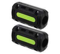 PAMINGONO Motorcycle Engine Crash Protector Bumper Guard 22mm Anti-collision Rubber Blocks for Uy125, Black 2pcs Motorcycle Frame Crash Bar Guard Sliders for Engine Protection