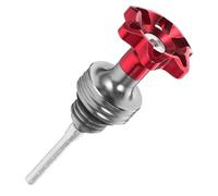 PAMINGONO Motorcycle Oil Dipstick Red with Precise Measurement and User-friendly Design Aluminium Alloy Oil Level Gauge Unique Shaped Engine for Professional Motorcycle Enthusiasts