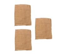 PAMINGONO Multi-Functional Burlap Sacks for Vegetables and Nuts, 3pcs 60x40cm Food-Grade Jute Bags, Reusable Storage Sacks for Home Potato Growing and Garden Produce